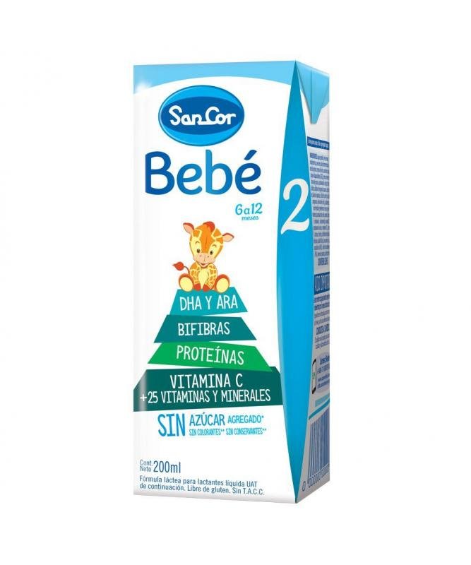 Sancor Bebe 2 Nut Comp Brik X 0ml Nf