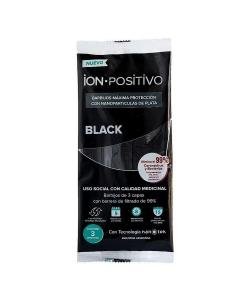 Barbijo ion-positivo black...